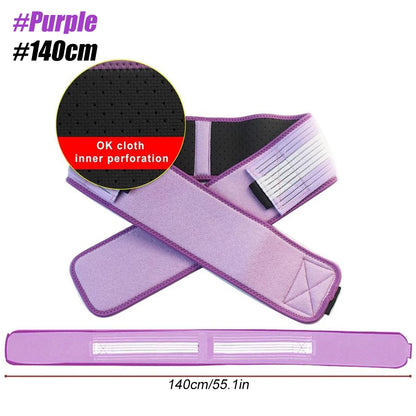 Ceinture sacro-iliaque violette 140cm - tissu re