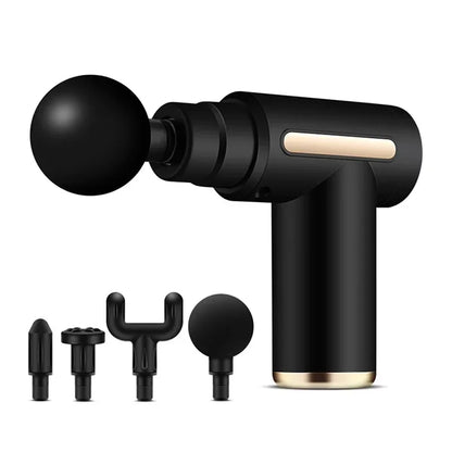 Pistolet massage percussif kit complet étui - rangement têtes et chargeur massage professionnel