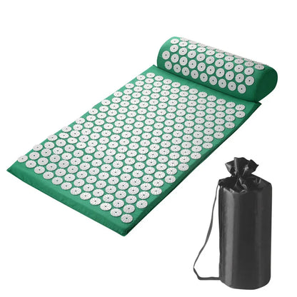 Coussin acupression matériaux qualité - tissu respirant et pointes lotus plastique sécurisé