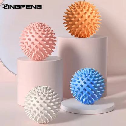 Balle de massage myofasciale à picots - set de 4 balles colorées pour libérer les points de tension du doss