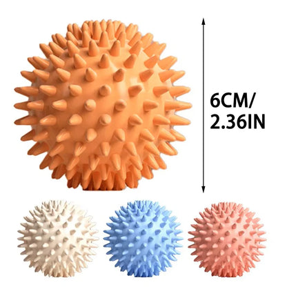 Balle de massage myofasciale double - libération des points de tension musculaire dos et cou